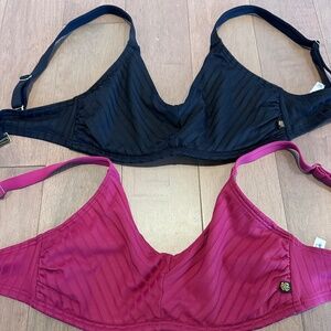 2x Bikini Village Bikini Tops size XSMALL D CUP